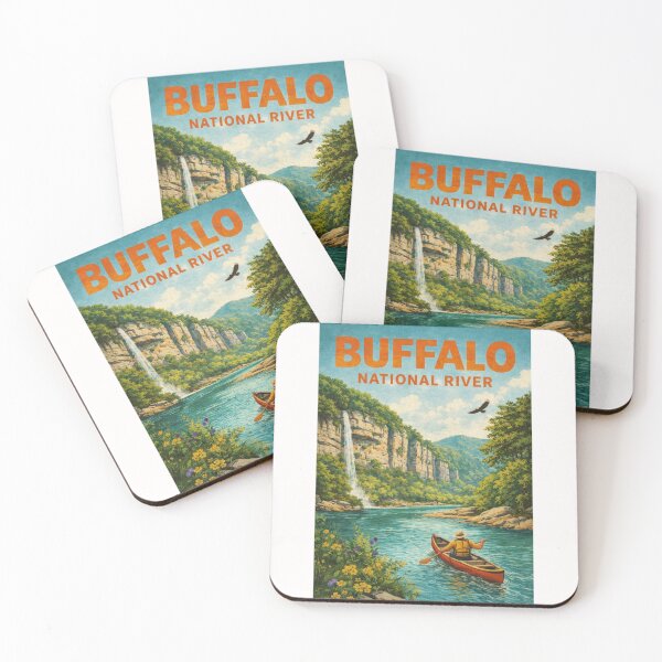 Item preview, Buffalo National River Ozark Mountains Cliffs and Waterfalls in Arkansas designed and sold by Places On Earth.