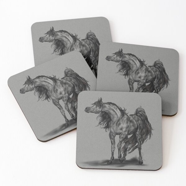 Item preview, Spirit of the Wind: Majestic Arabian Stallion Study designed and sold by BHDigitalArt.