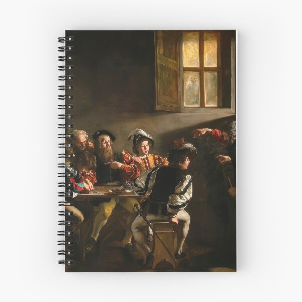 Item preview, Caravaggio Calling Saint Matthew Baroque Religious Painting Art designed and sold by TheSoulOfArt.