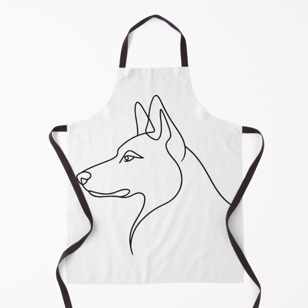 Item preview, Minimalist German Shepherd One Line Art | GSD Aesthetic designed and sold by tineldesign.