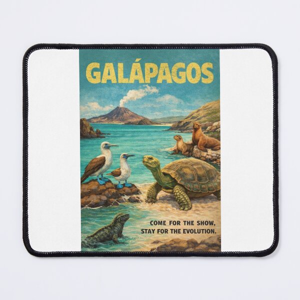 Item preview, Galápagos Islands Wildlife Coast near Isabela and Santa Cruz Ecuador designed and sold by Places On Earth.