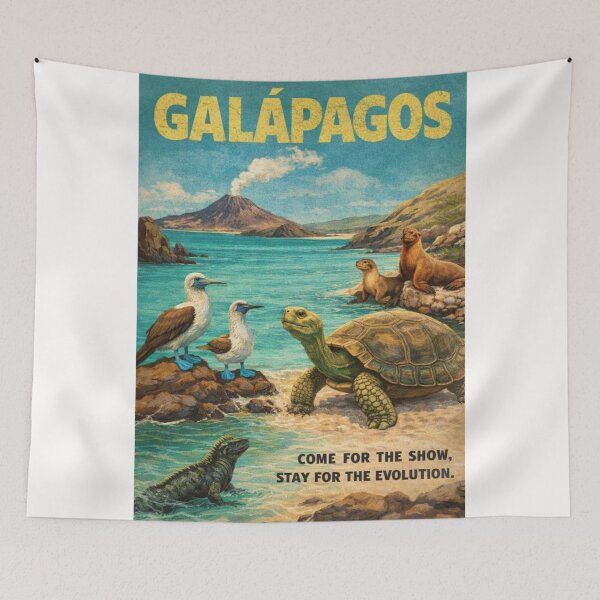Item preview, Galápagos Islands Wildlife Coast near Isabela and Santa Cruz Ecuador designed and sold by Places On Earth.