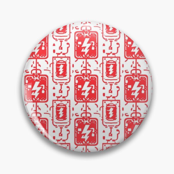 Item preview, Energy and Battery Icons Pattern - Power Cell & Lightning Bolt Pattern designed and sold by ViralVibeLab.