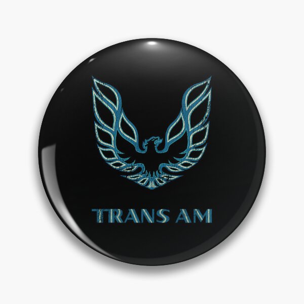 Item preview, Vintage Pontiac Trans Am Firebird emblem 1970-1981 - aged, barn-find print designed and sold by retropetrol.