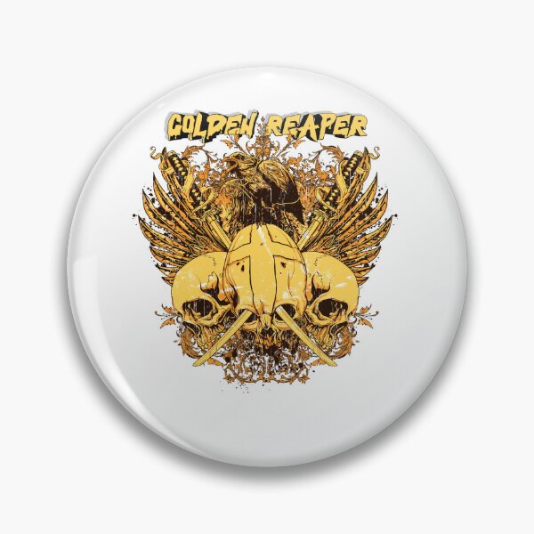 Item preview, Golden Reaper - Triple Skull Katana Samurai Streetwear designed and sold by snapifyprints.
