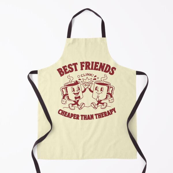 Item preview, Funny Retro Coffee Best Friends Cheaper Than Therapy designed and sold by Imaginationbeyond.
