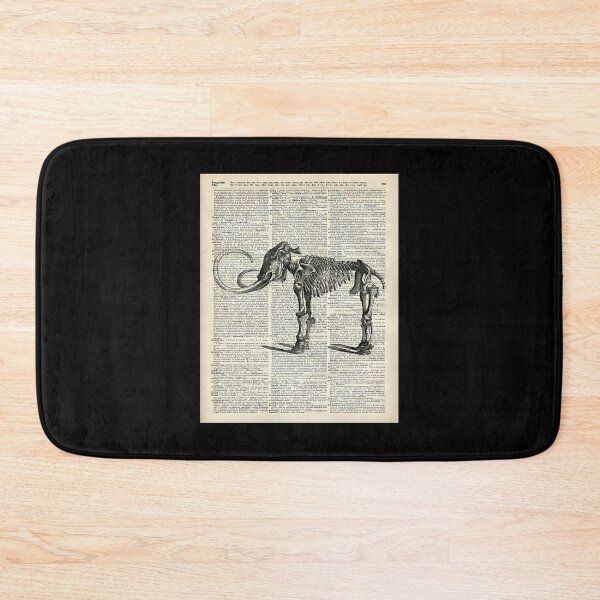 Item preview, Mammoth Skeleton Over Antique Dictionary Page designed and sold by yjepcnoeaeg93.