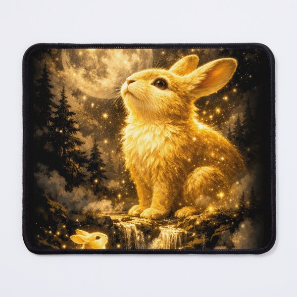 Item preview, Bunny Howling to The Moon Vintage 90s Animal Easter Day designed and sold by will freed18.