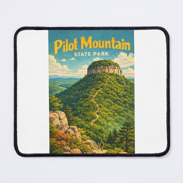 Item preview, Pilot Mountain State Park Summit View in North Carolina near Surry County designed and sold by Places On Earth.