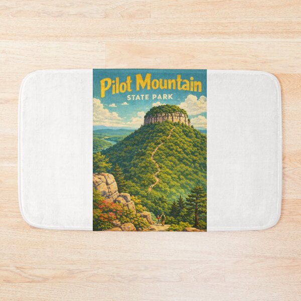 Item preview, Pilot Mountain State Park Summit View in North Carolina near Surry County designed and sold by Places On Earth.