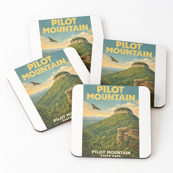 Item preview,  Pilot Mountain Summit Landscape in Surry County North Carolina Blue Ridge Region designed and sold by Places On Earth.