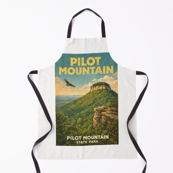 Item preview, Pilot Mountain Summit Landscape in Surry County North Carolina Blue Ridge Region designed and sold by Places On Earth.