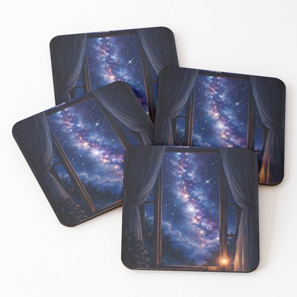 Item preview, Galaxy through windows designed and sold by Helmy Dream.