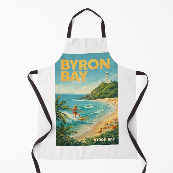 Item preview, Byron Bay Surf Coast with Cape Byron Lighthouse and New South Wales Beaches designed and sold by Places On Earth.