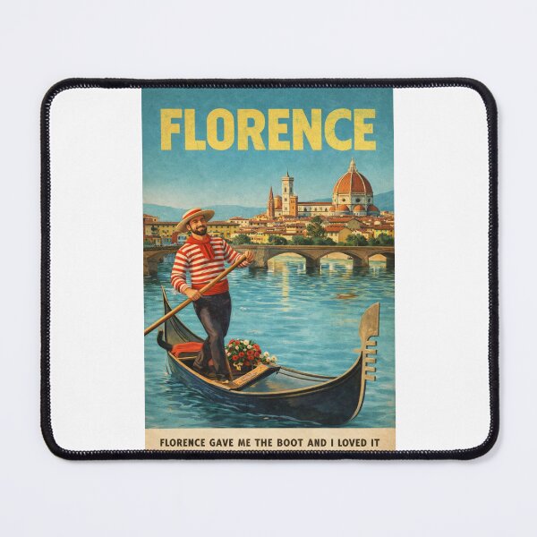 Item preview, Florence Skyline with Florence Cathedral and Ponte Vecchio over Arno River designed and sold by Places On Earth.