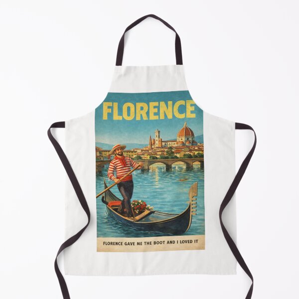 Item preview, Florence Skyline with Florence Cathedral and Ponte Vecchio over Arno River designed and sold by Places On Earth.