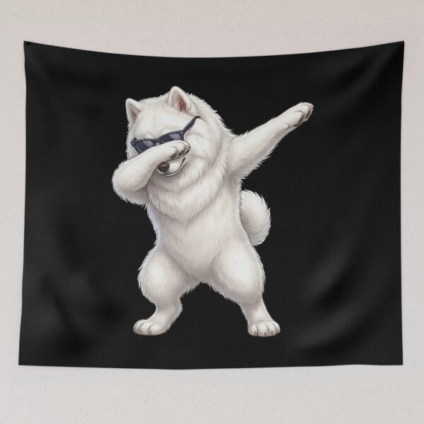 Item preview, Dabbing Samoyed Dog Mom Dad Lover designed and sold by TerryConnells.