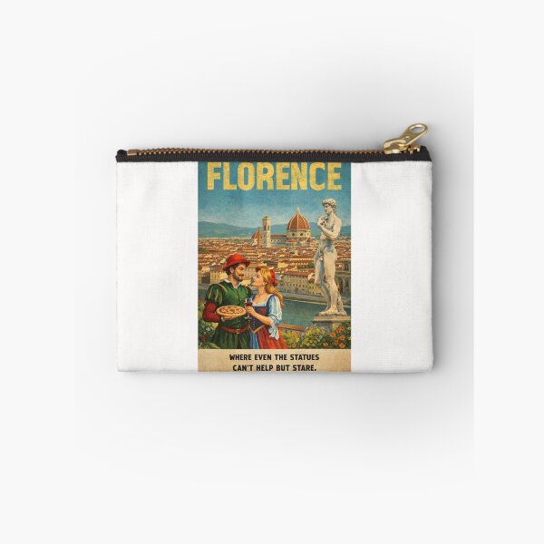 Item preview, Florence Cathedral and Ponte Vecchio Landscape in Tuscany along the Arno River designed and sold by Places On Earth.