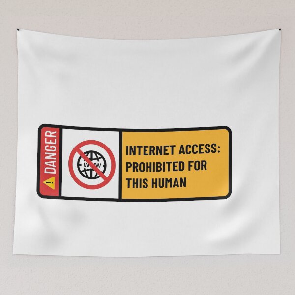 Item preview, Internet Access Prohibited - Developer - for Deverlopers, Coders, hooked to Internet designed and sold by VandoorLabs.