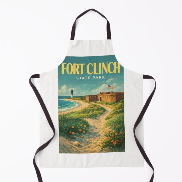 Item preview, Fort Clinch State Park Amelia Island Nassau County Florida Atlantic Ocean Coastline designed and sold by Places On Earth.