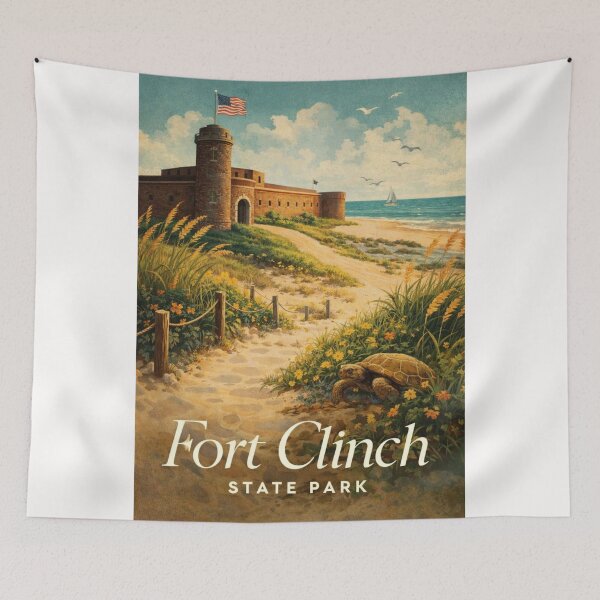 Item preview, Fort Clinch State Park Lighthouse Coast Amelia Island Nassau County Florida Atlantic Shore designed and sold by Places On Earth.