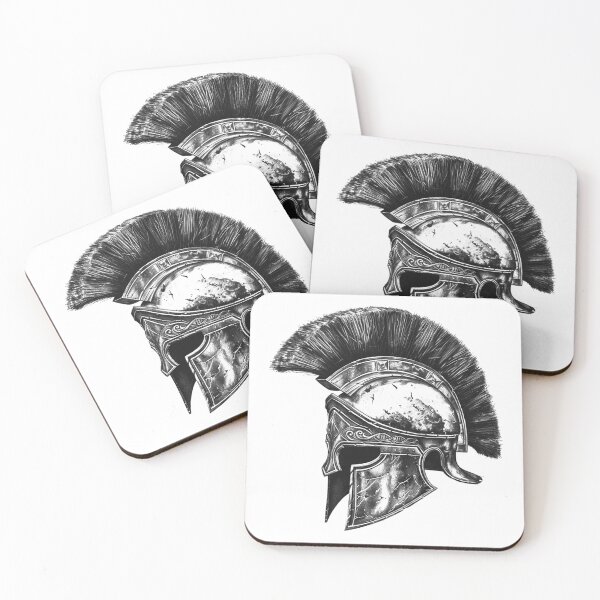 Item preview, Roman Spartan Helmet Warrior Ancient Gladiator Design designed and sold by inkoutninja.