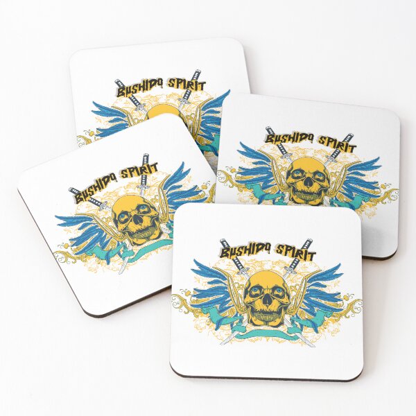 Item preview, Bushido Spirit - Golden Samurai Skull Katana Tattoo Streetwear designed and sold by snapifyprints.