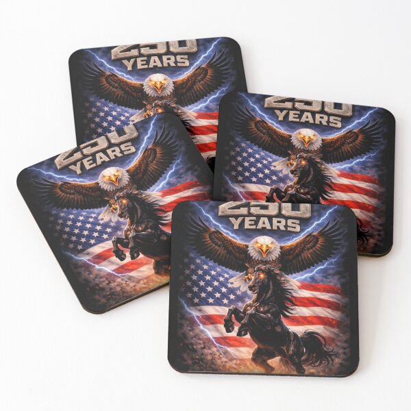 Item preview, USA 250th Anniversary Bald Eagle & Clydesdale Horse designed and sold by will freed18.