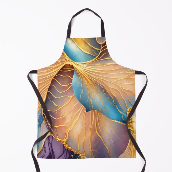Item preview, Pastel Gold Butterfly Wings Abstract Luxury Floral Fantasy Design designed and sold by Kaleidoscope Print.