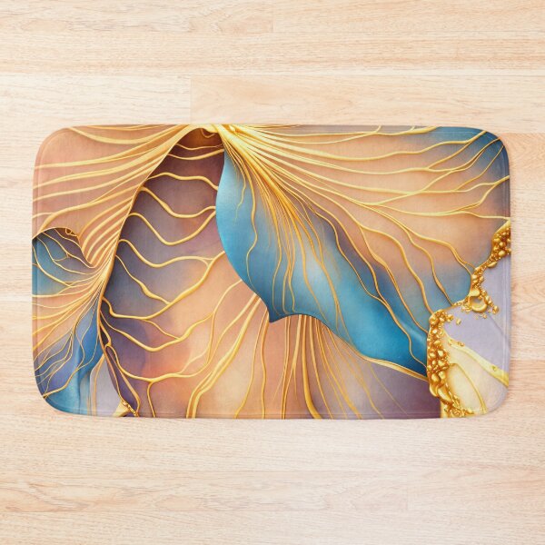 Item preview, Pastel Gold Butterfly Wings Abstract Luxury Floral Fantasy Design designed and sold by Kaleidoscope Print.