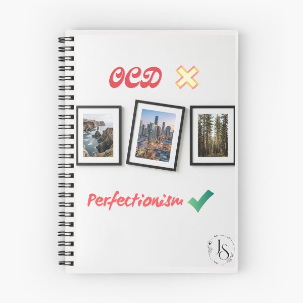 Item preview, OCD No Perfectionsim Yes Funny Mental Art designed and sold by JayuSoul 자유Soul.