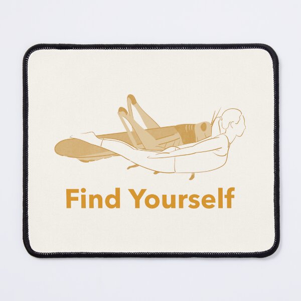 Item preview, Find Yourself Grasshopper Yoga Pose – Maksikanasana Strength and Agility Art designed and sold by WellspringXflow.