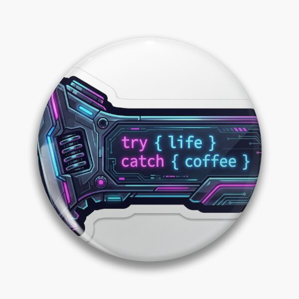 Item preview, Backend Fixer - Try Catch Programming Humor Sticker designed and sold by Elefa30.