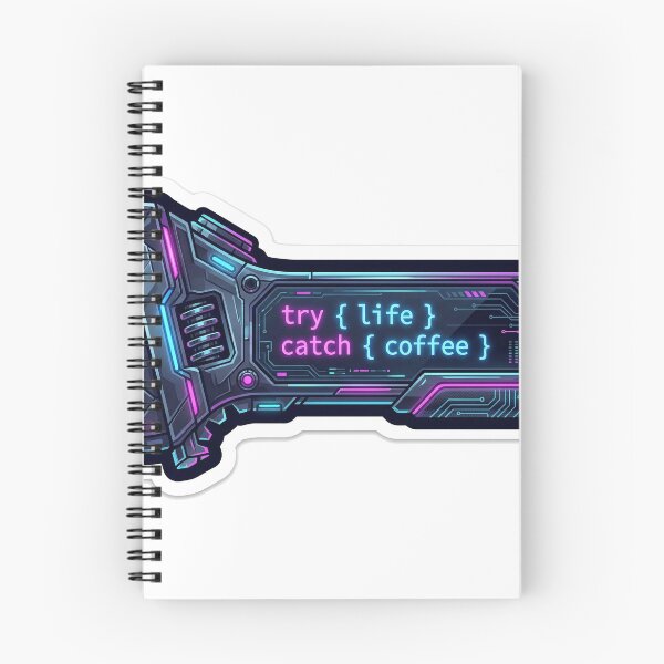 Aperçu de l'œuvre Correcteur de backend - Autocollant humoristique de programmation Try Catch créée et vendue par Elefa30.