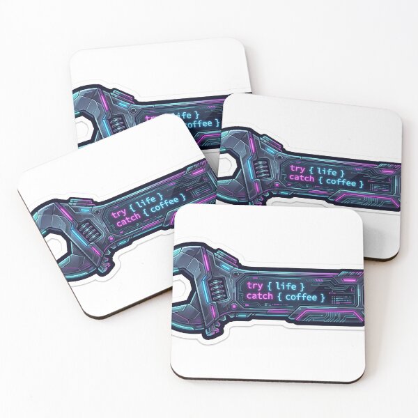 Item preview, Backend Fixer - Try Catch Programming Humor Sticker designed and sold by Elefa30.