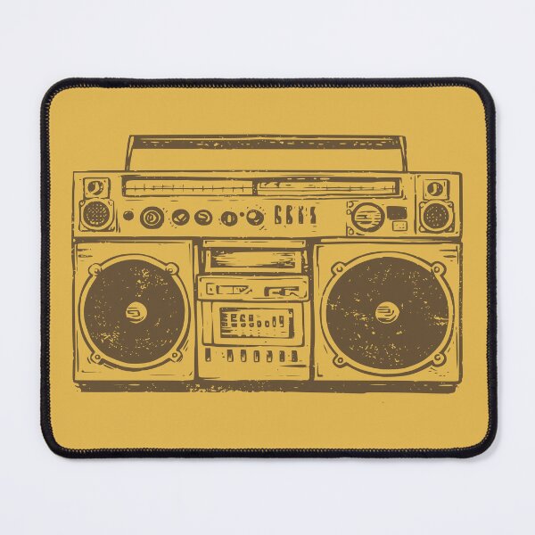 Item preview, Vintage 80s Boombox Retro Cassette Player Graphic designed and sold by Imaginationbeyond.