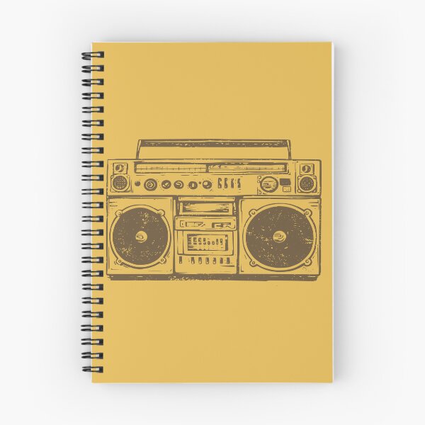 Item preview, Vintage 80s Boombox Retro Cassette Player Graphic designed and sold by Imaginationbeyond.