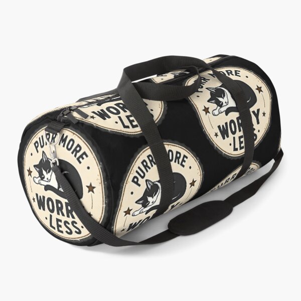 Item preview, Purr more worry less designed and sold by Creative Line Prints.
