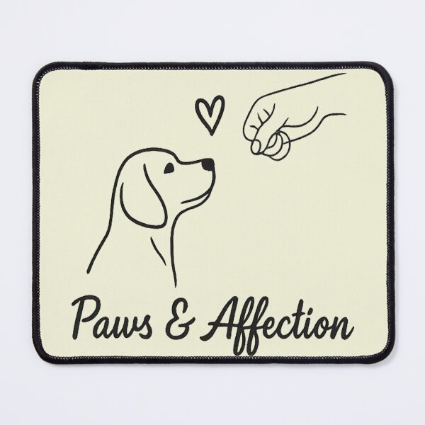 Item preview, Paws and Affection Dog Lover Design designed and sold by DAXIFY.