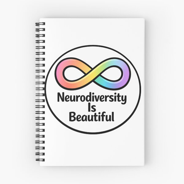 Item preview, Neurodiversity Is Beautiful Rainbow Infinity Symbol Neurodivergent Pride Autism Acceptance Design designed and sold by SirensSageStone.