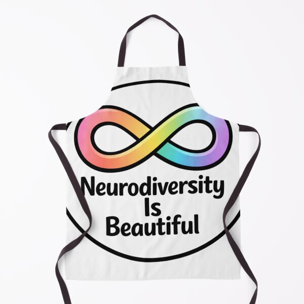 Item preview, Neurodiversity Is Beautiful Rainbow Infinity Symbol Neurodivergent Pride Autism Acceptance Design designed and sold by SirensSageStone.