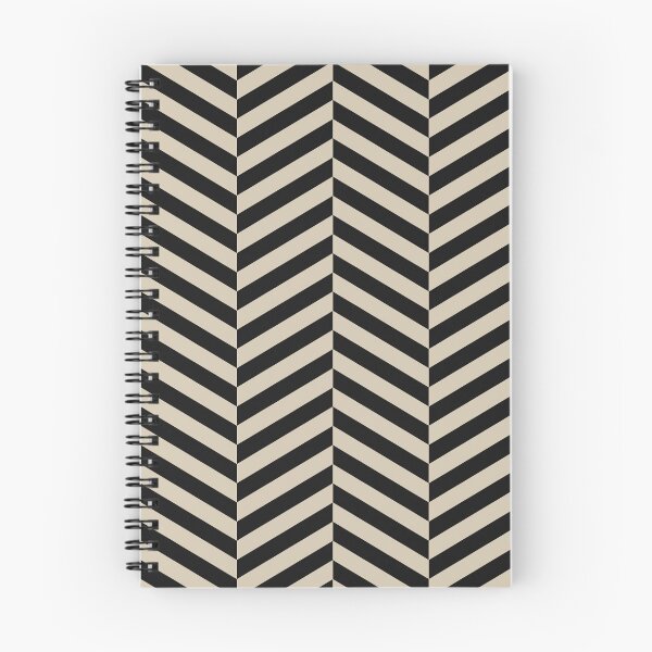 Item preview, Black And Sand Herringbone Pattern designed and sold by pattern-archive.