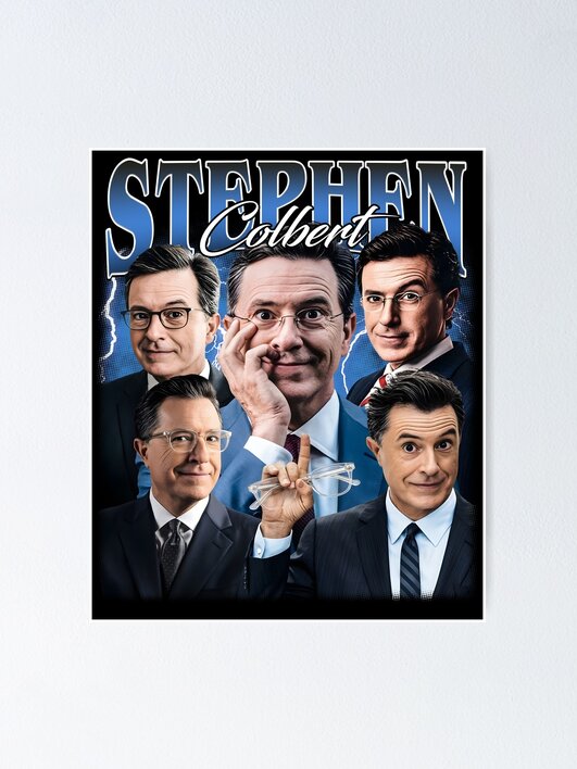 Discover Funny Stephen Colbert Meme Poster Vertical Home & Living Poster