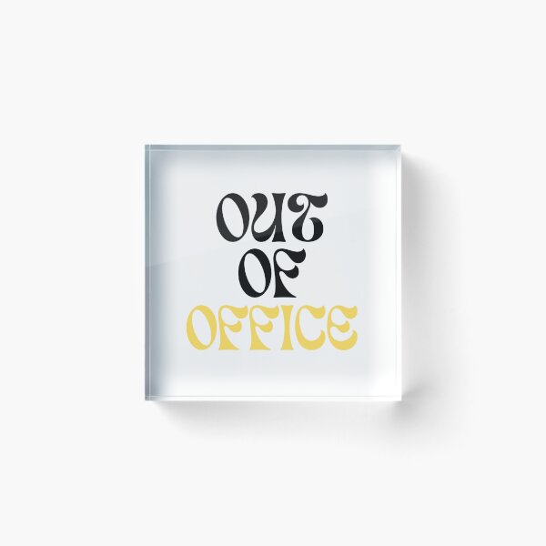 Item preview, out of office minimal typoghraphy  designed and sold by AmiraArtistryy.