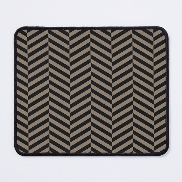 Item preview, Black And Taupe Herringbone Pattern designed and sold by pattern-archive.