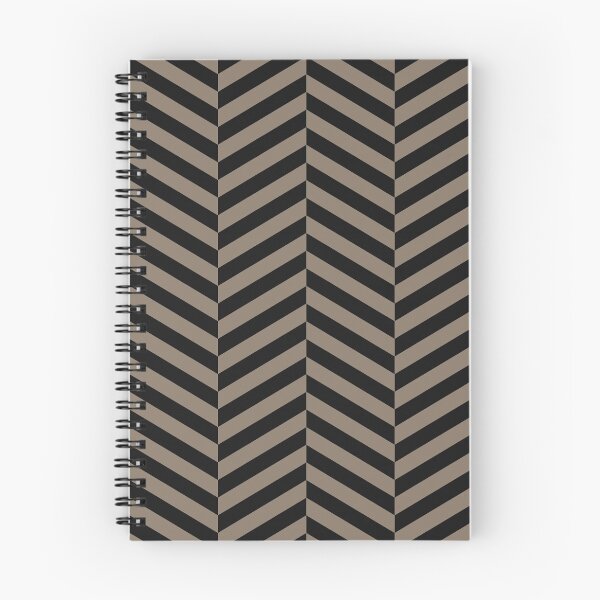 Item preview, Black And Taupe Herringbone Pattern designed and sold by pattern-archive.