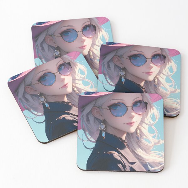 Item preview, Ann Takamaki Persona 5 Summer Chic Sunglasses Portrait designed and sold by TanglenRabbit.