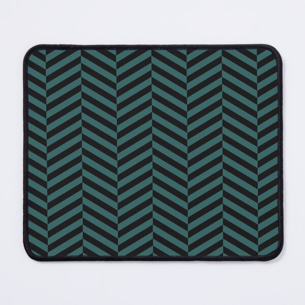 Item preview, Black And Teal Herringbone Pattern designed and sold by pattern-archive.