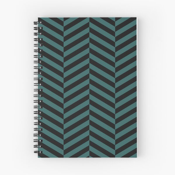 Item preview, Black And Teal Herringbone Pattern designed and sold by pattern-archive.