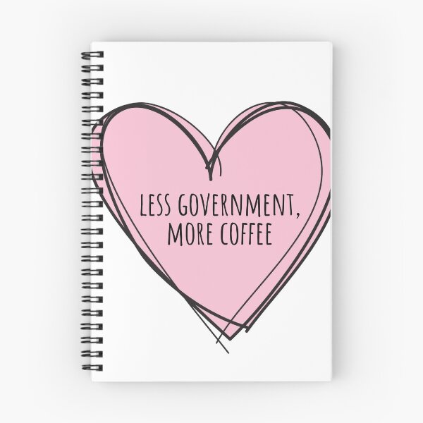 Item preview, Less Government, More COffee designed and sold by Elise STICKER QUEEN.